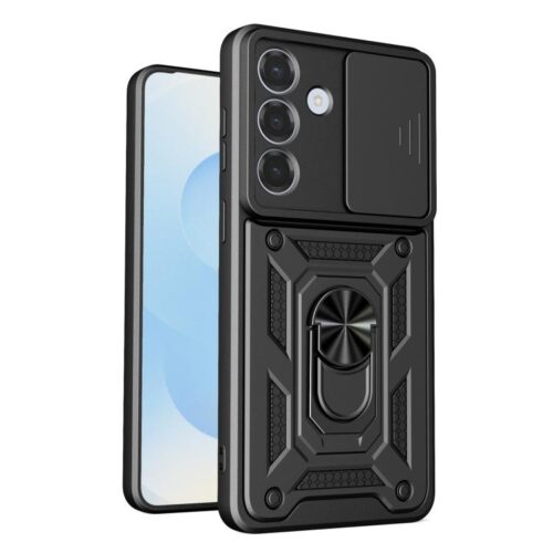 Capa Samsung S26+ Plus - Anel de Suporte e Protetor de Câmera