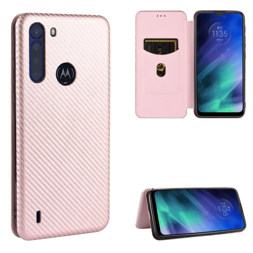 Capa Motorola One Fusion Flip Rosa
