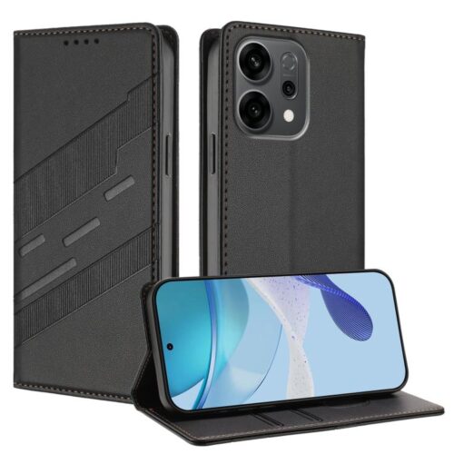 Capa OPPO Reno14 - Carteira Flip Retrô