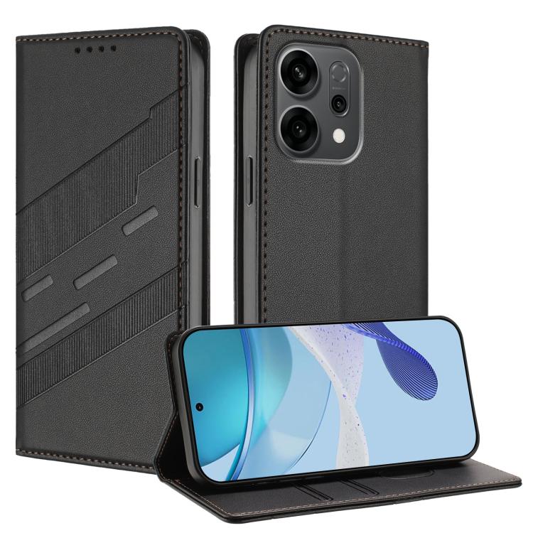 Capa OPPO Reno14 - Carteira Flip Retrô