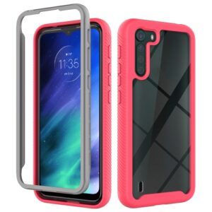 Capa Motorola One Fusion TPU e Plástico Vermelho