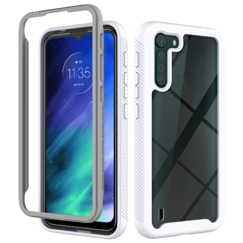 Capa Motorola One Fusion TPU e Plástico Branco