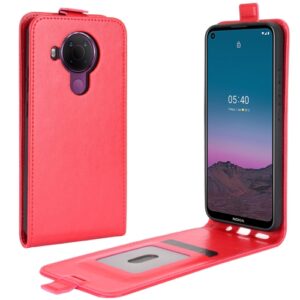 Capa Nokia 5.4 Flip Vertical Vermelho