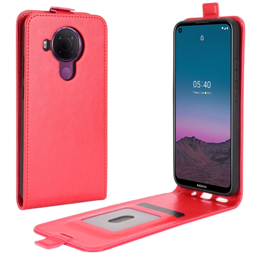 Capa Nokia 5.4 Flip Vertical Vermelho