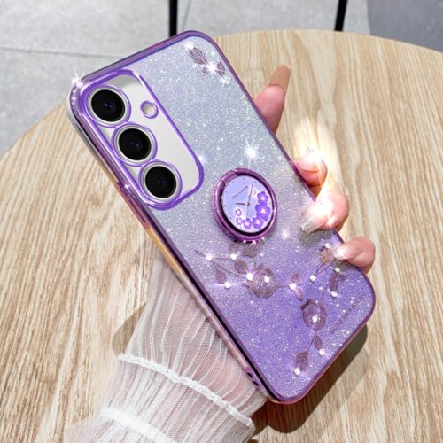 Capa Galaxy S24 FE - Glitter com Anel de Suporte