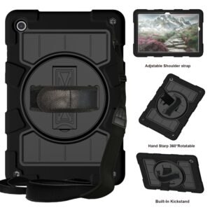 Capa Samsung Tab A9+ - Silicone e Plástico com Alça