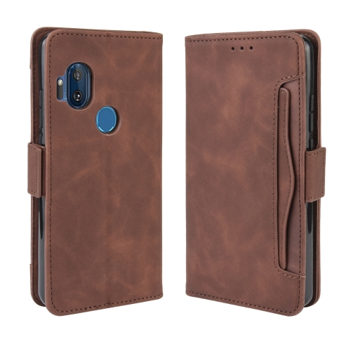 Capa de Couro Motorola One Hyper Marrom
