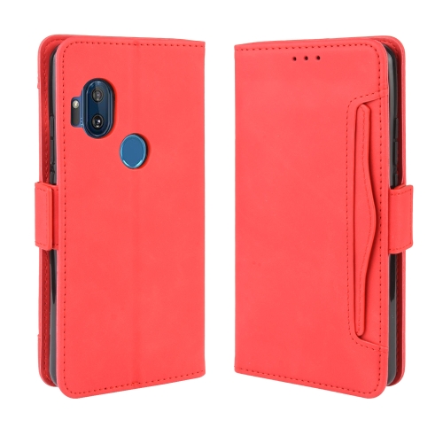 Capa de Couro Motorola One Hyper Vermelho