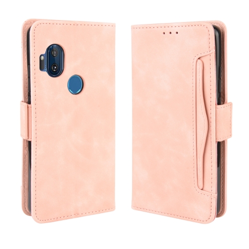 Capa de Couro Motorola One Hyper Rosa